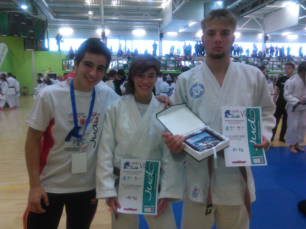 Bronce y 7&ordm; Puesto en la Supercopa de Espa&ntilde;a de Judo Cadete de Vigo 10-10-15. RESULTADOS.